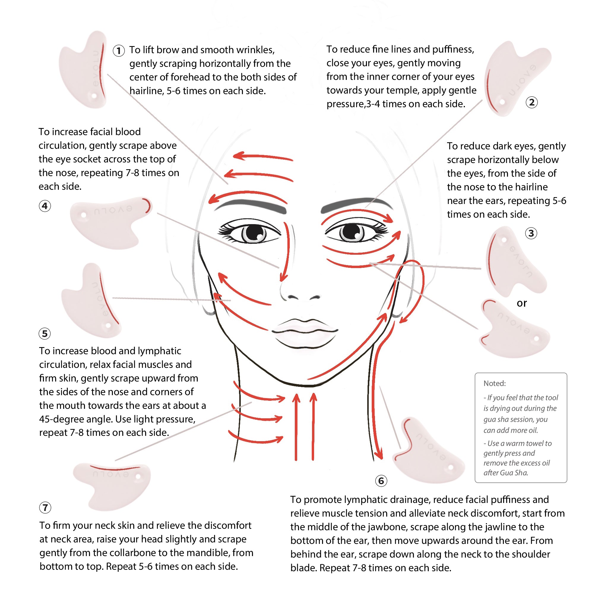 Gua Sha Massage Stone